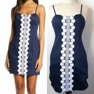NEW Lilly Pulitzer Shelli Stretch True Navy Dress